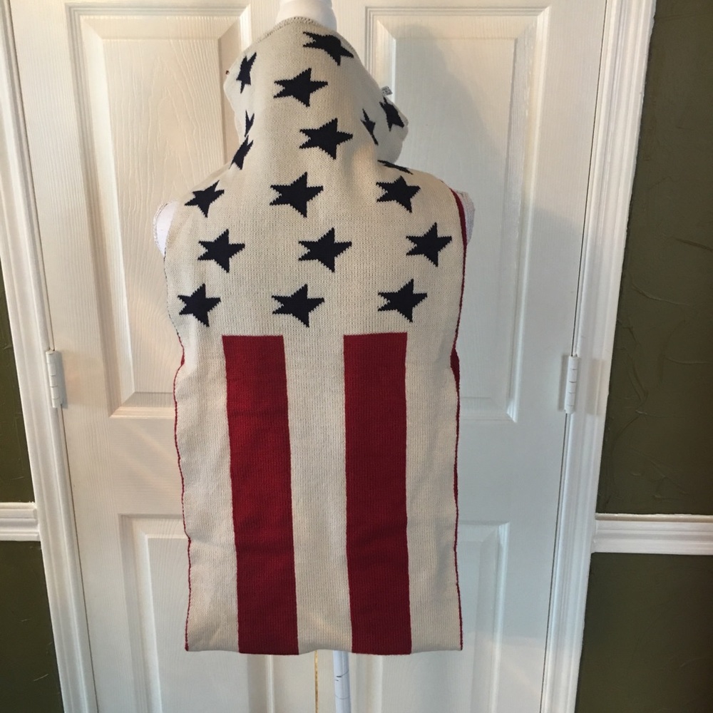 2/$20💥 NEW Flag Infinity Reversible Scarf - Picture 4 of 7
